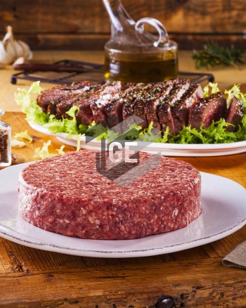 Maxi beef hamburger 98% meat