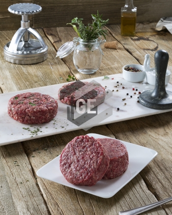 Irish Aberdeen Angus breed burger smash