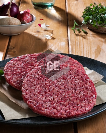 Hamburger di bovino adulto 95% carne microforato - gr 120